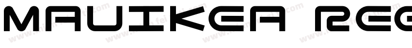 MAUIKEA Regular字体转换